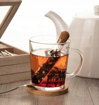 SZKLANY ZAPARZACZ SITKO DO PARZENIA HERBATY ZIÓŁ Stan opakowania oryginalne