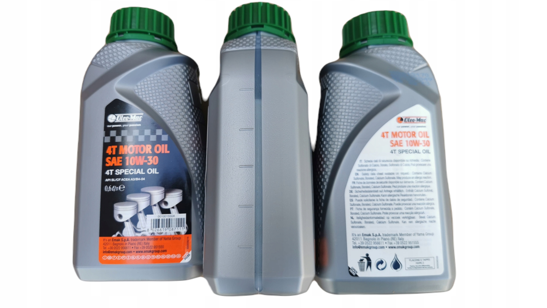 Olej Oleo-Mac 10W30 0,6L oleju do silników 4-suw 001001550