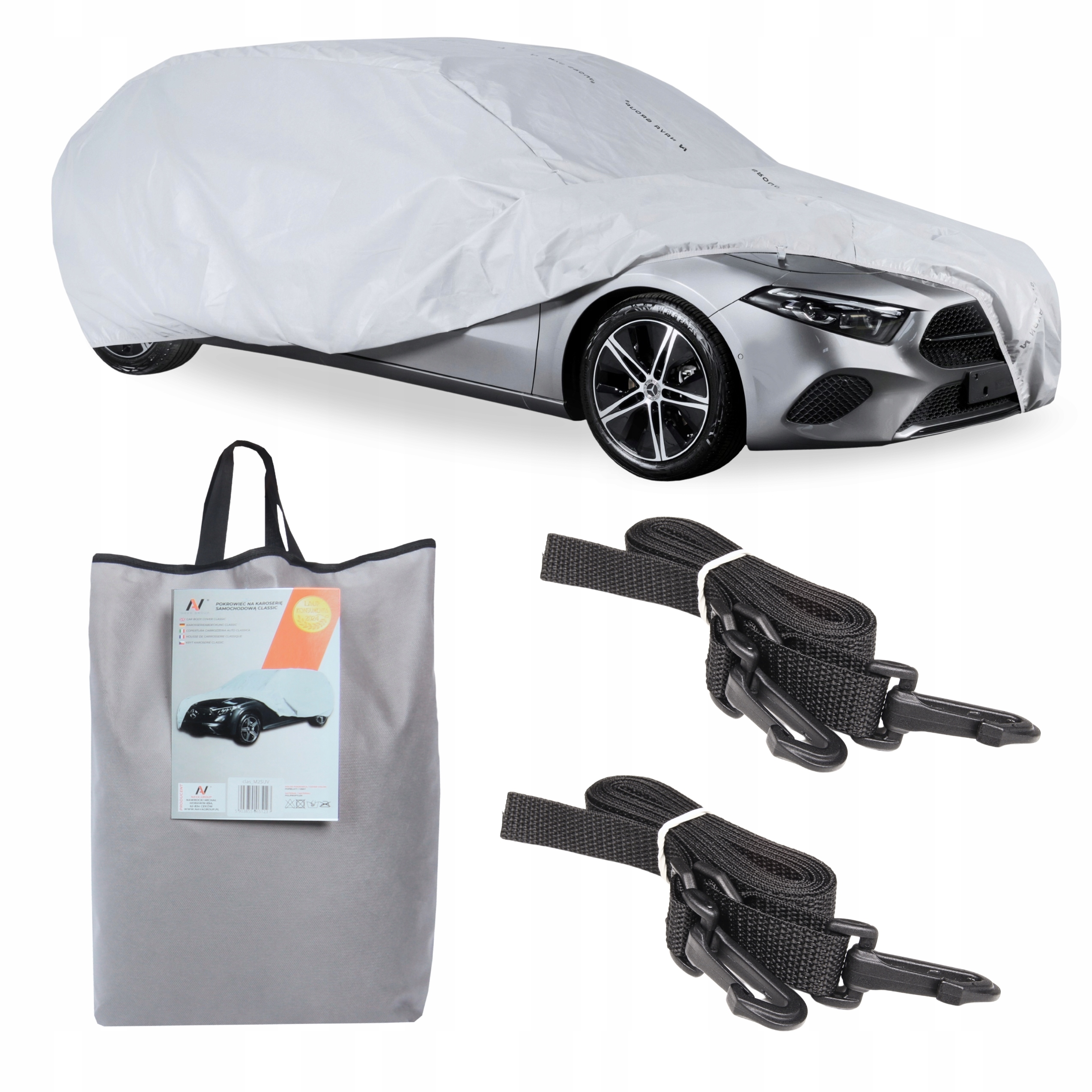 Obal na auto Hatchback 305 cm Practic 3 Vrstvy Krycí Plachta