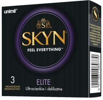 

Prezerwatywy Unimil Skyn Elite 3 szt. Kartonik