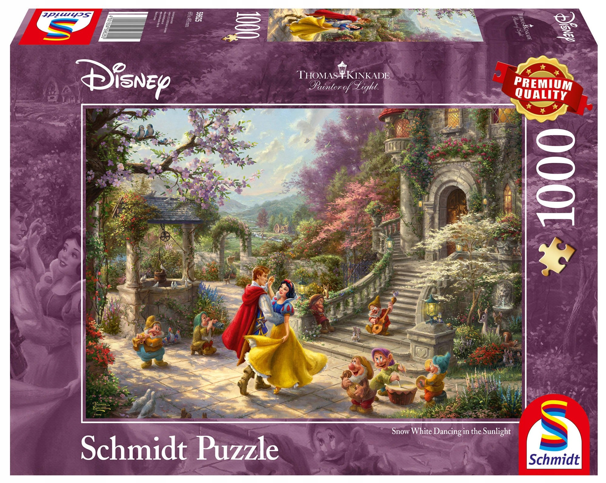 

Pq Puzzle 1000 Kinkade Królewna Śnieżka i siedmiu