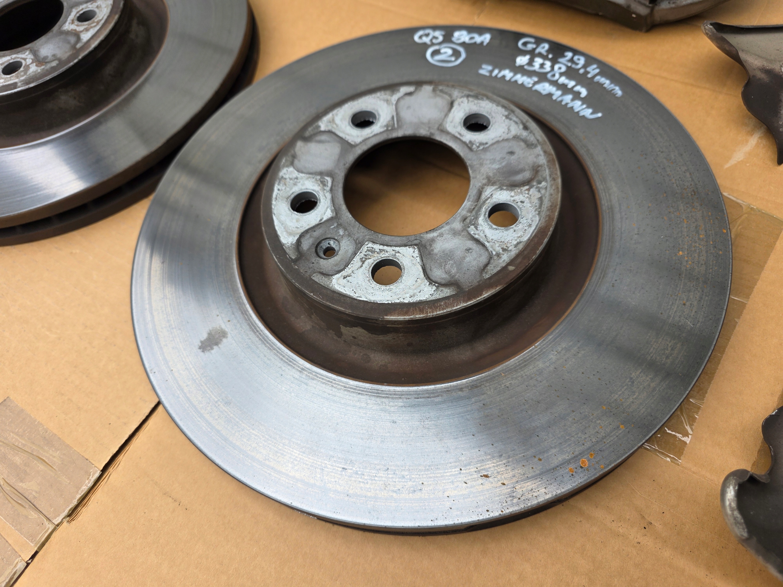 calipers HAMULCE front front AUDI Q5 80A FY II 338 338MM discs KOMPLET