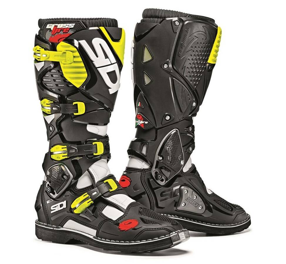 Sidi Crossfire 3 Čierno-žlté Fluo Topánky Sidi 45