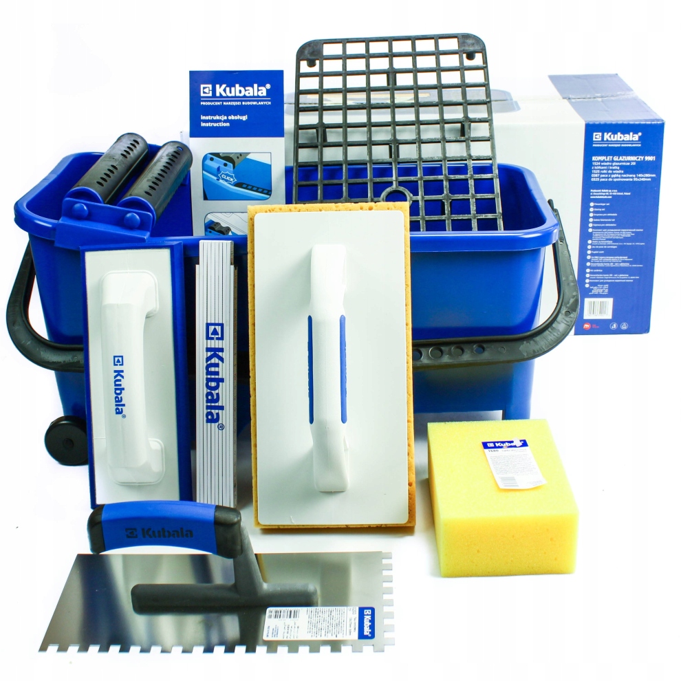 WIADRO GLAZURNICZE DO FUGOWANIA KUBALA ZESTAW M