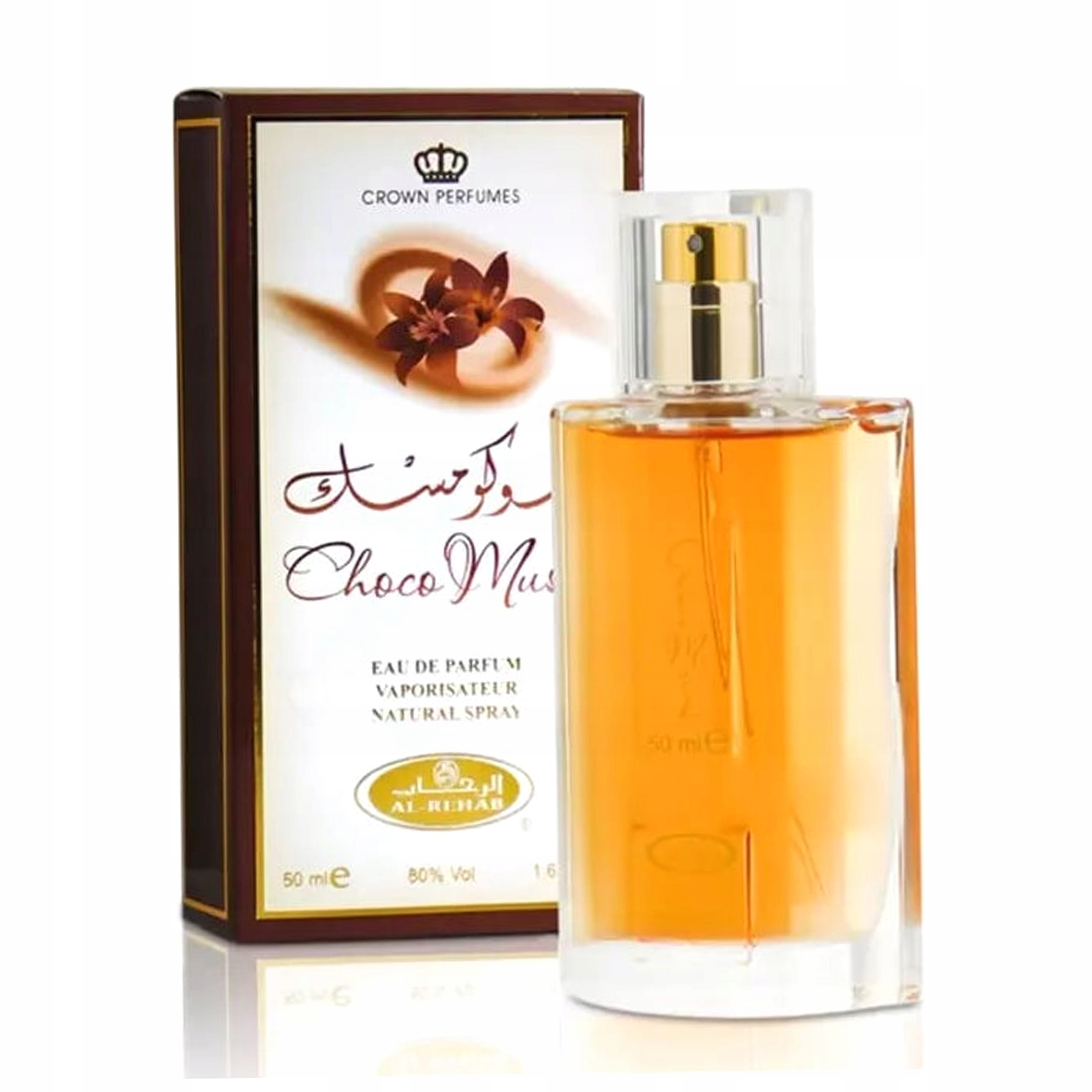 DÁMSKY PARFUM AL-REHAB CHOCO MUSK 50 ML KRÁSNY + 2 vzorky parfémov zdarma