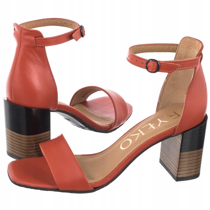

Buty Damskie Sandały Ryłko Pomarańczowe 7VFT4_T2