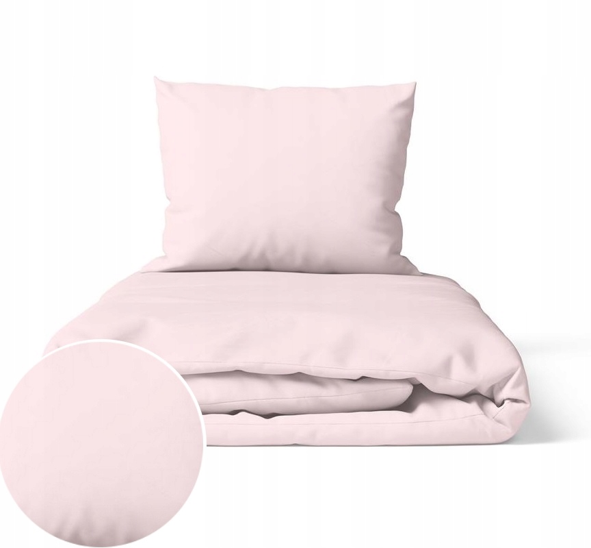 Hotelové Povlečení 140 x 200 cm Povlečení 70 x 80 Bavlna 100% Barva: Pudrová Růžová