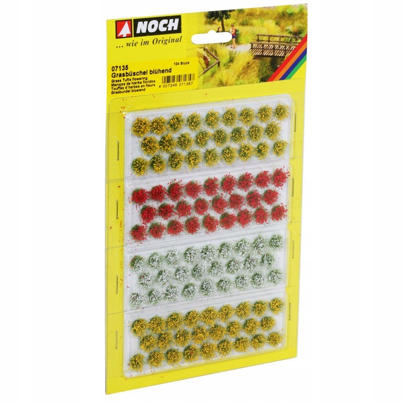 Noch 07135 , sada Pupek květin mix , 6mm/104ks