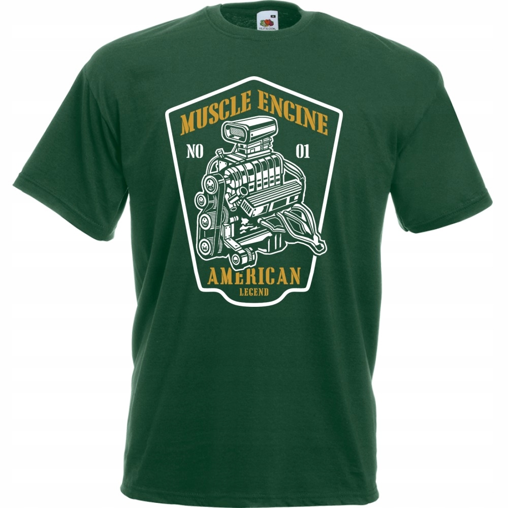 

Koszulka samochód silnik muscle engine XL butelkow