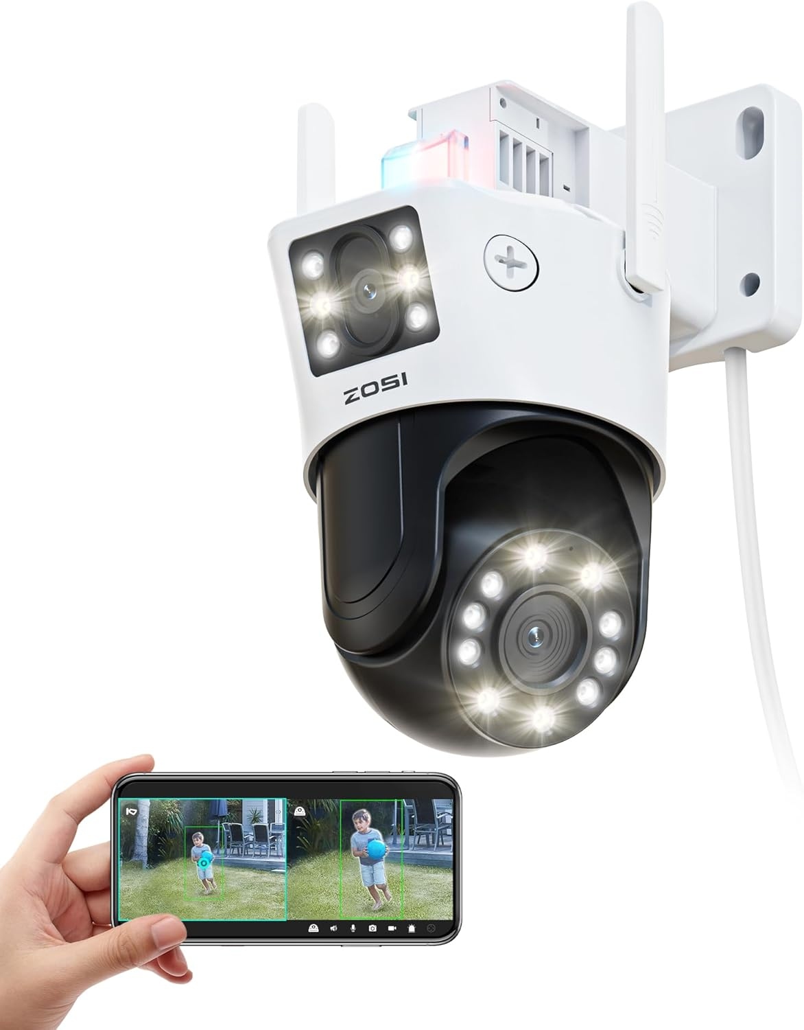 Venkovní Kamera Zosi Monitorování Wifi Aplikace Wi-fi 2,4GHZ 8XZOOM Wlan