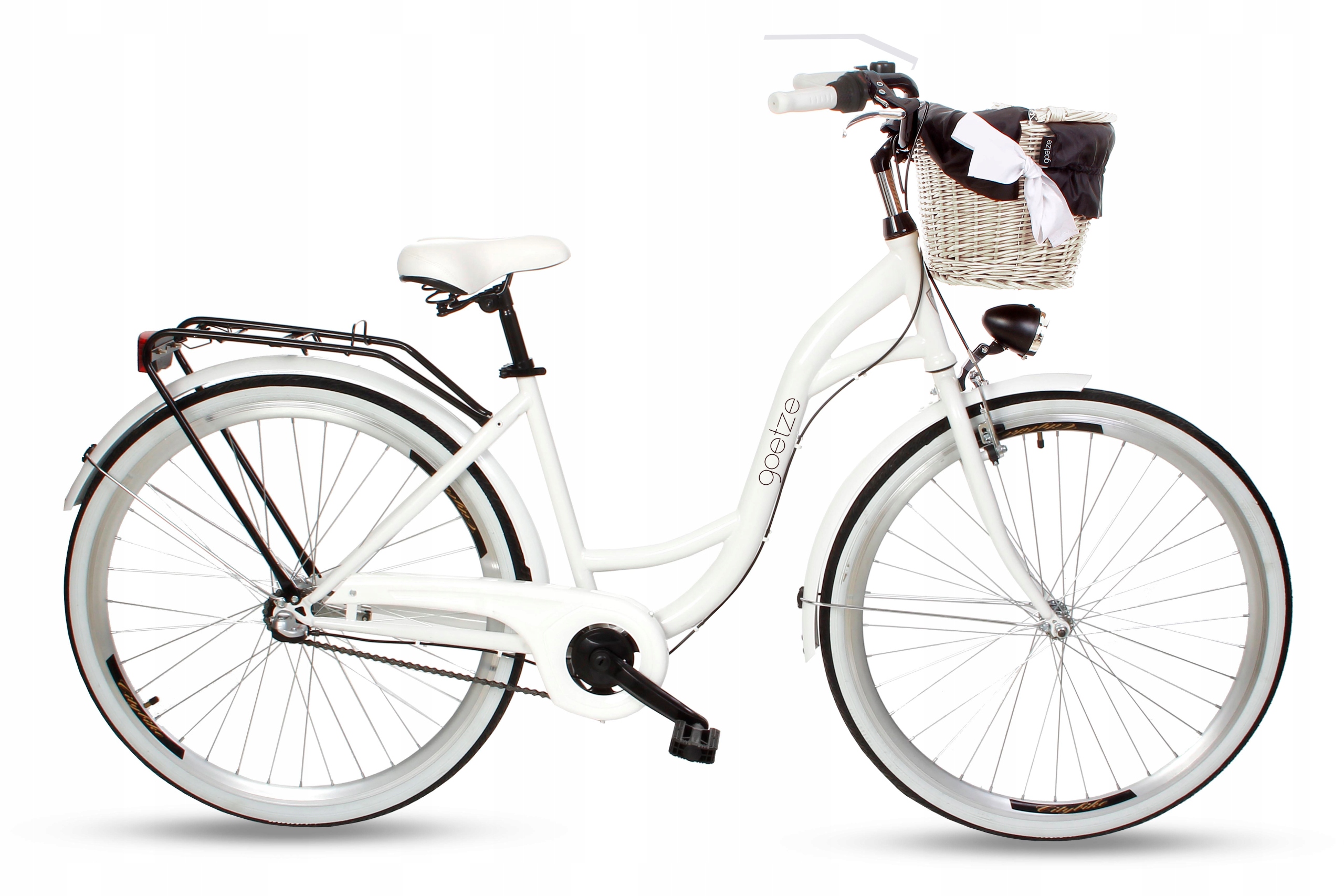 Rower miejski Goetze Style 28 3b+kosz Lekka Damka