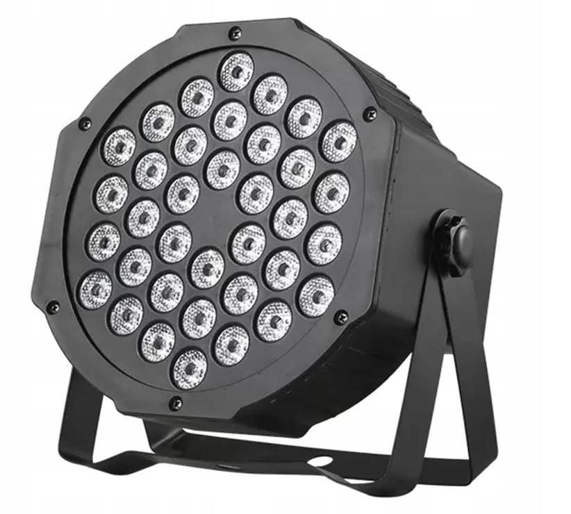 Reflektor LED oświetlenie sceniczne DJ z pilotem 2 sztuki