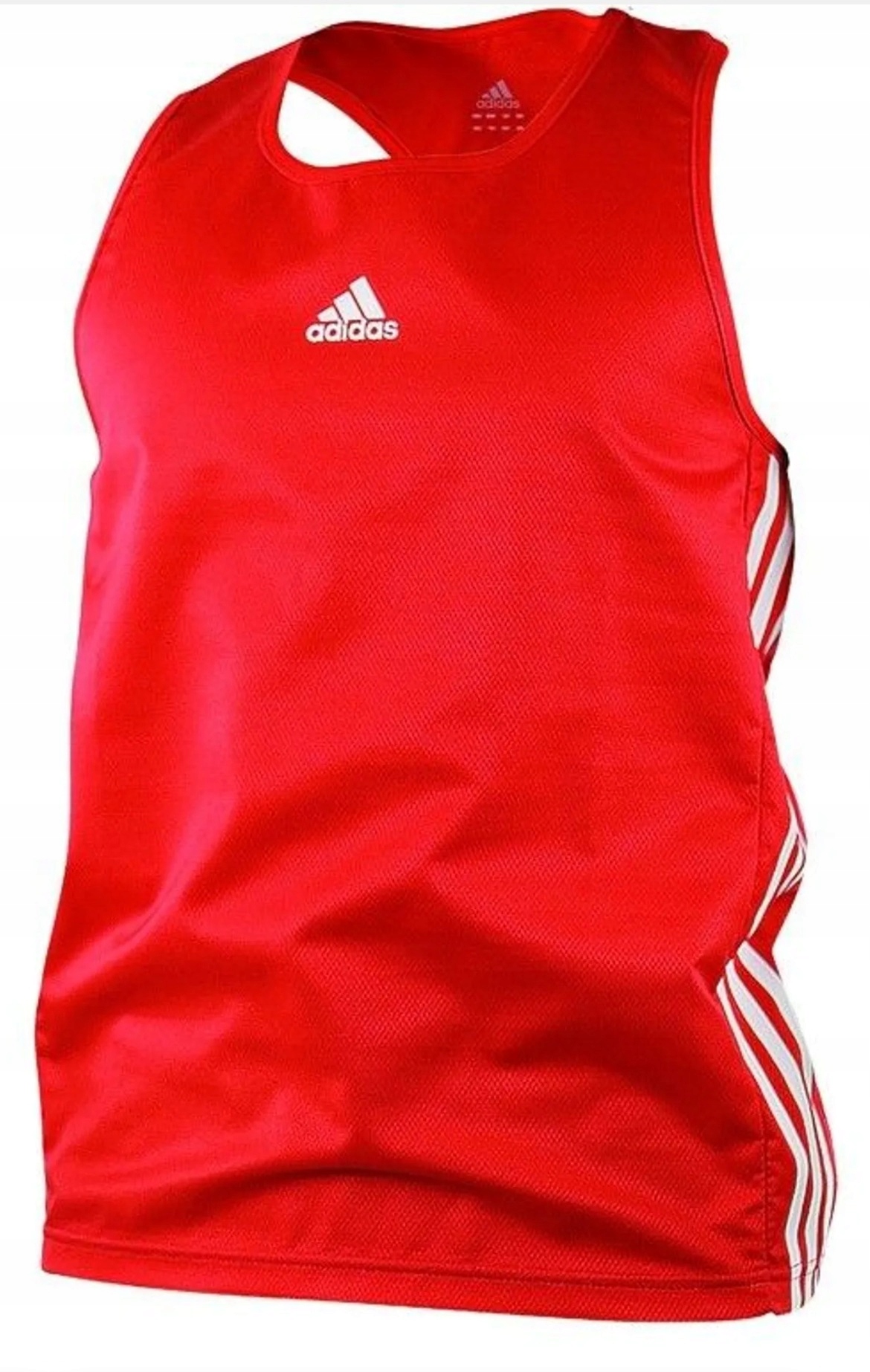 Boxerské tričko Adidas Boxing Top XL červeno/bílé