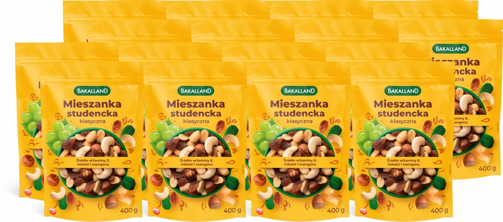 Bakalland Mieszanka studencka klasyczna 400g x16