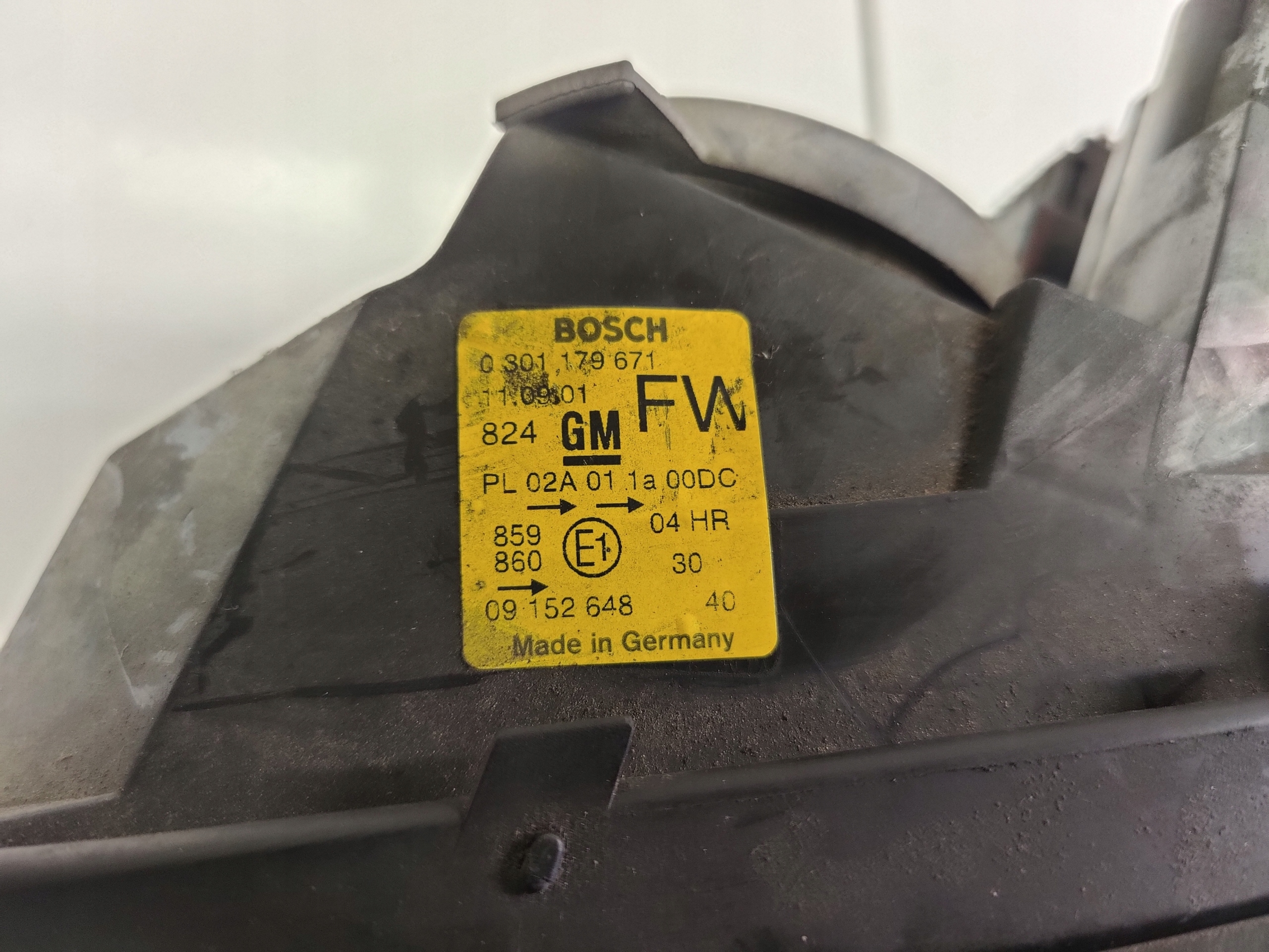 OPEL VECTRA B light left XENON front 0301179671