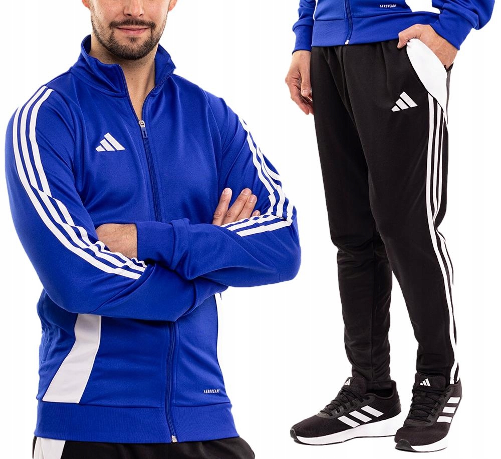 adidas Teplákovka Pánský sportovní tréninkový komplet Mikina Kalhoty Tiro 24 vel. M