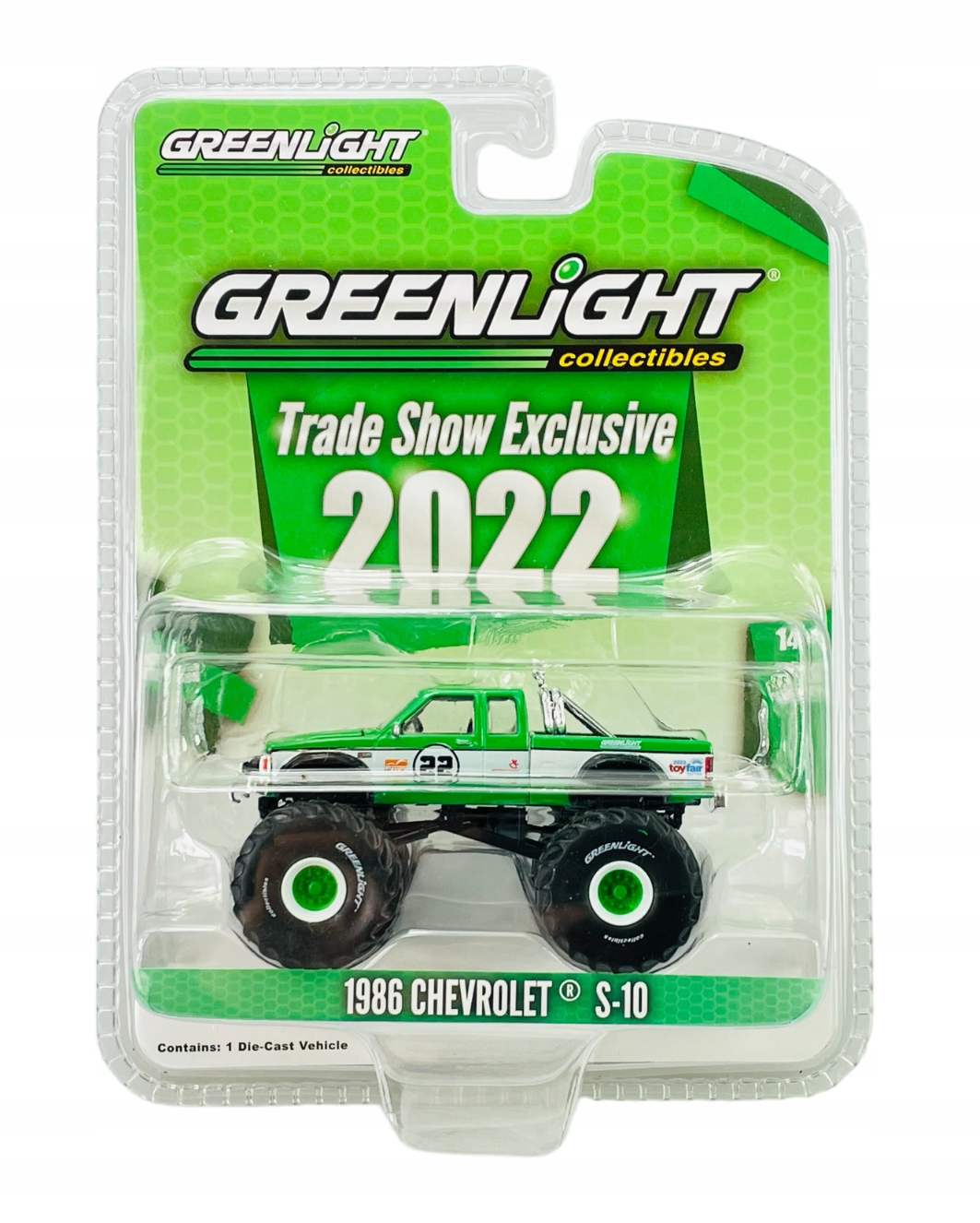 Greenlight 2022 Trade Show Exclusive 1986 Chevrolet S-10 1:64 Nowy Model