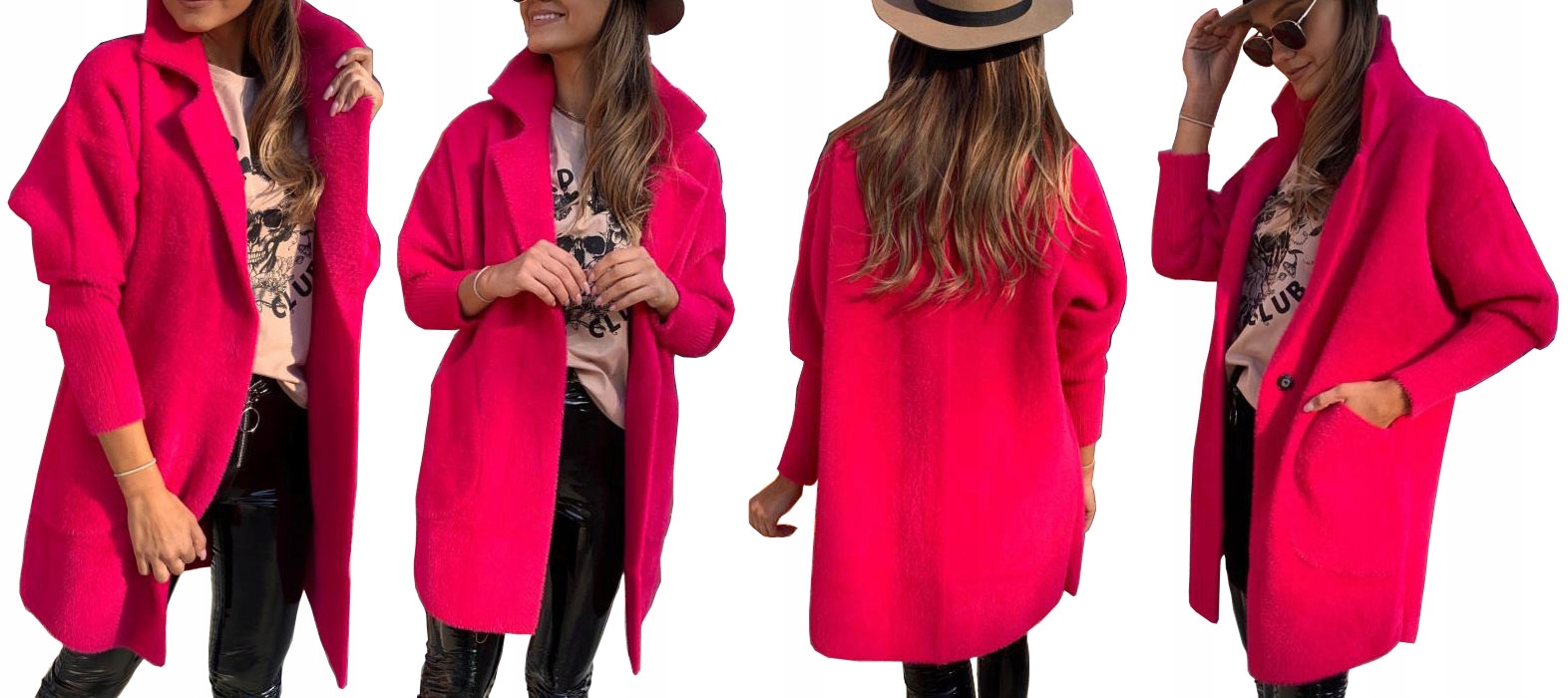 

Płaszcz Alpaka Długi Płaszczyk Wełna Kurtka XXL