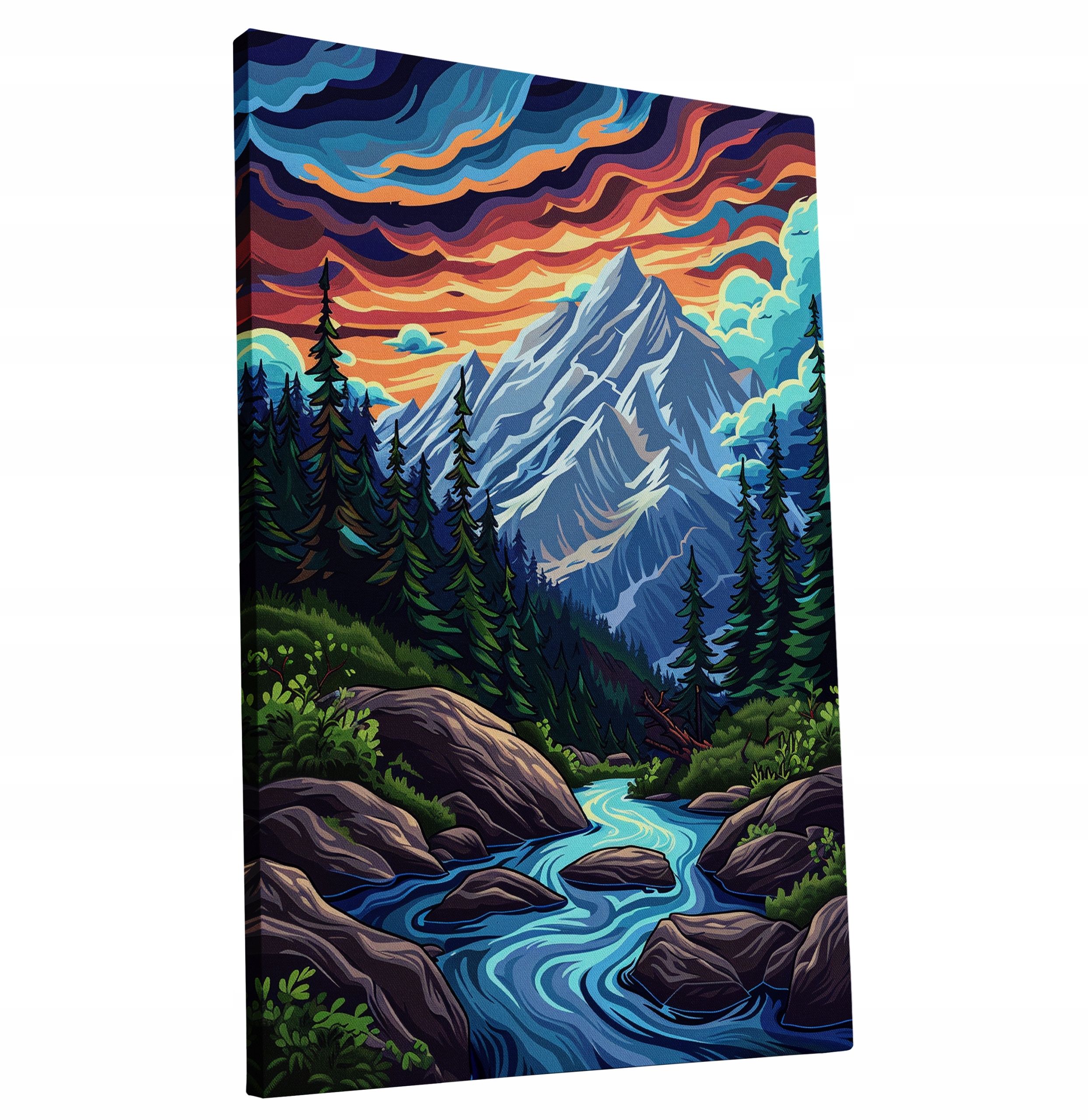 Obraz na plátně Malebná horská krajina do domu obývacího pokoje 80x120
