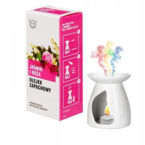 

Jaśmin i Róża Olejek zapachowy Naturalne Aromaty