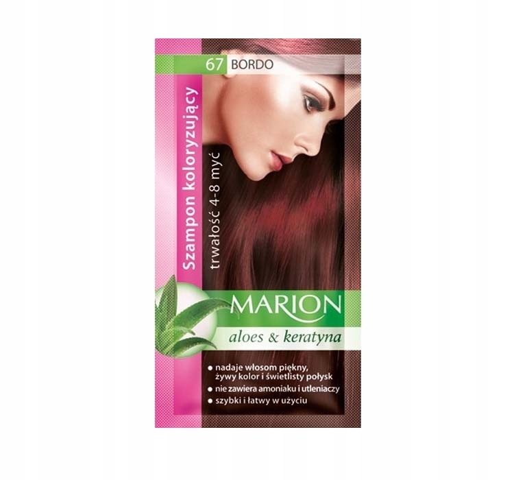 

Marion, Szampon koloryzujący w saszetce, Bordo n