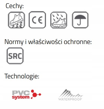 Kalosze Gumowce Gumiaki Męskie Lemigo Rancher r.46 Płeć mężczyzna