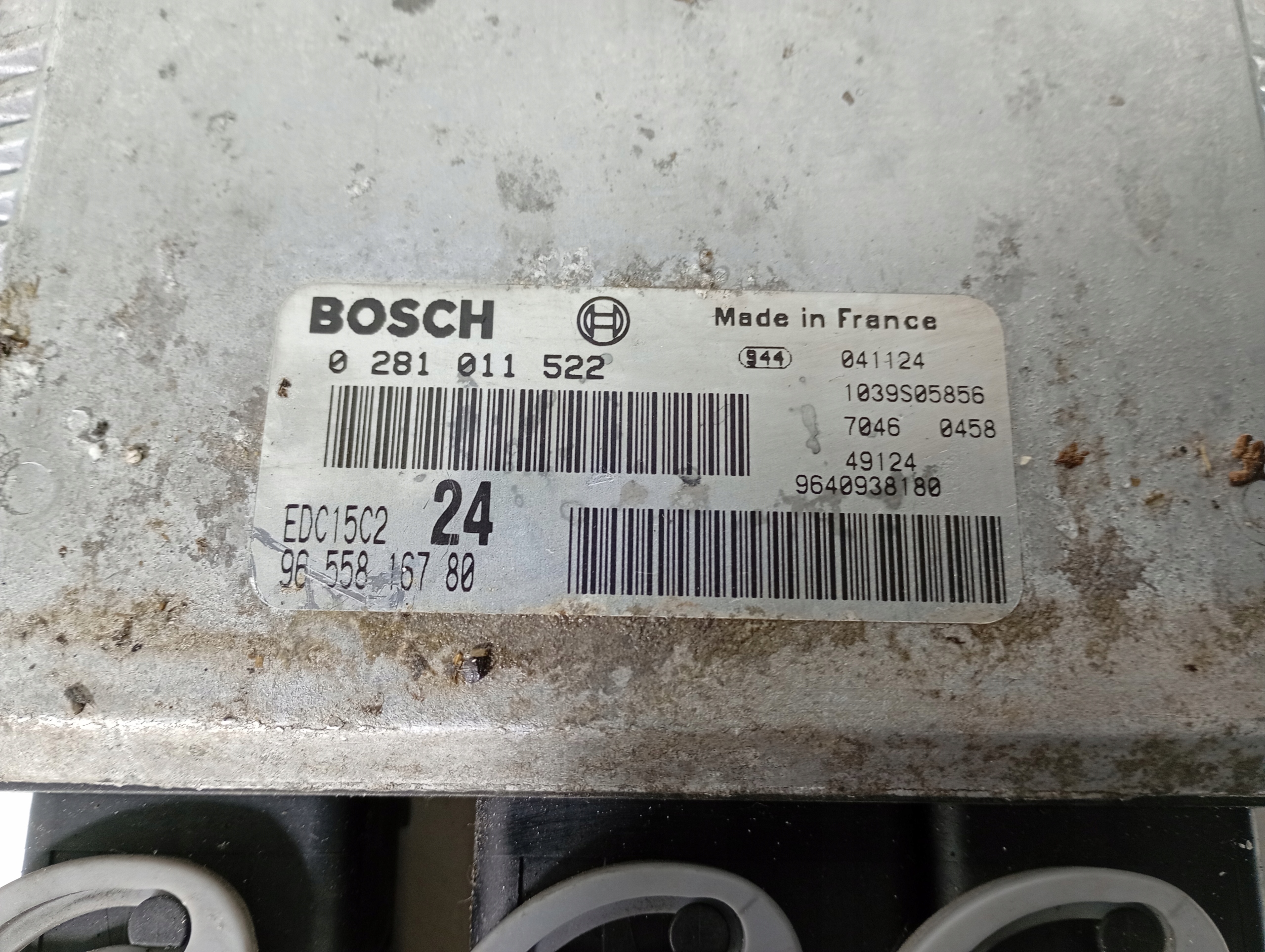 Fiat Ulysse 2 II 02-10 computer control unit of the engine OE 9655816780