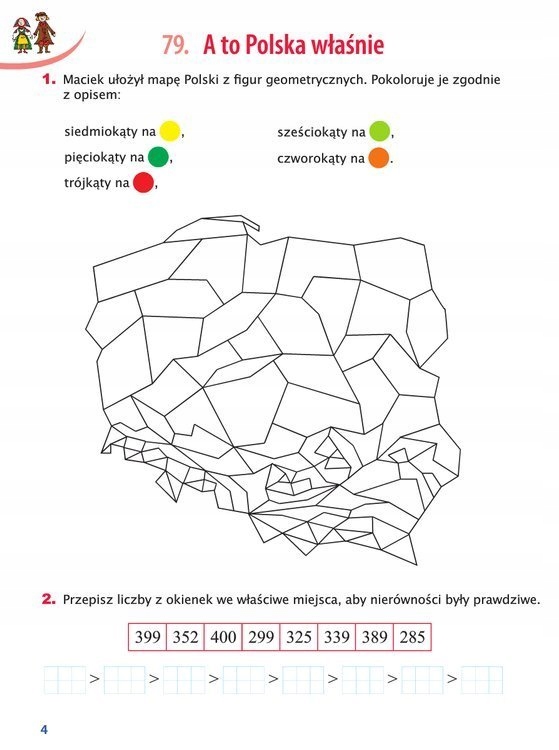 Gra W Kolory. Ćwiczenia matematyczne, Klasa 3 cz 2 Przedmiot Edukacja wczesnoszkolna
