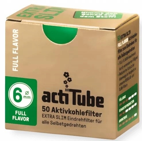 

Actitube Extra Slim 50 sztuk Filterki Węglowe