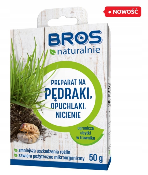 

Bros preparat środek na Pędraki Opuchlaki Nicienie