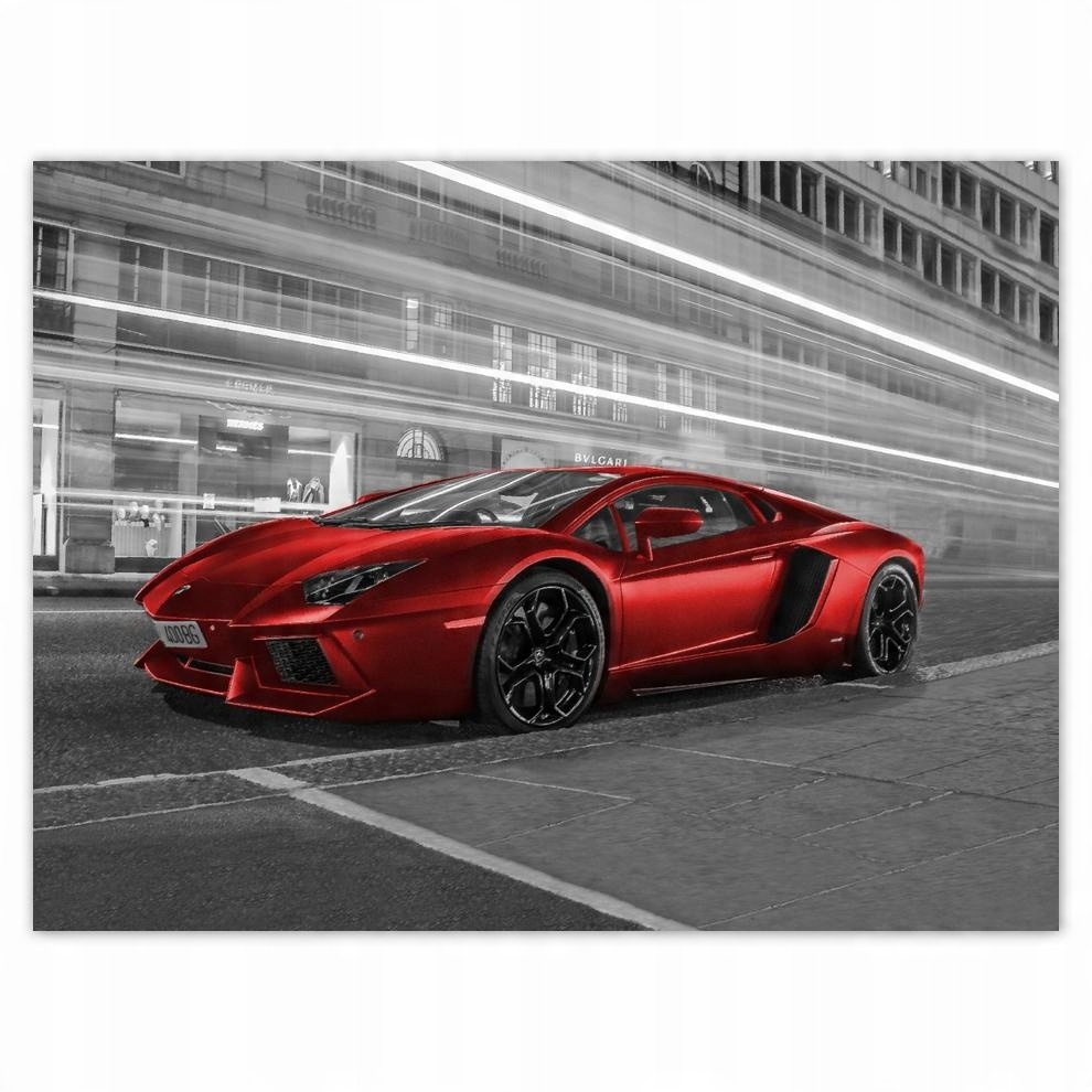 

Plakat 40x30 Czerwone Auto