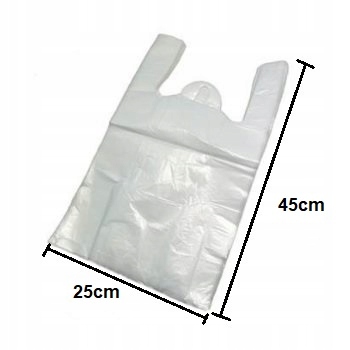 

Reklamówki jednorazowe Hdpe 25x45 5kg 200 szt.