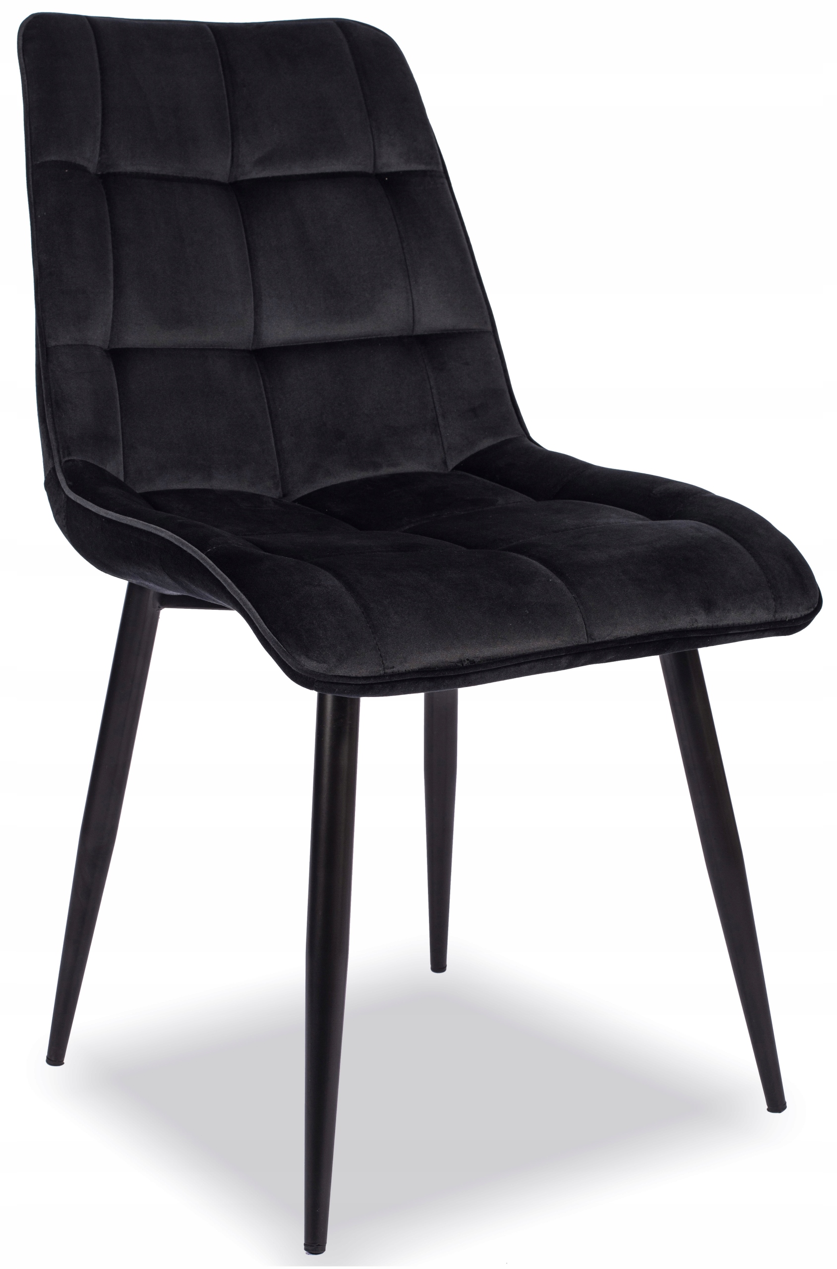Velúrová stolička Chic Velvet Signal Čierna Glamour