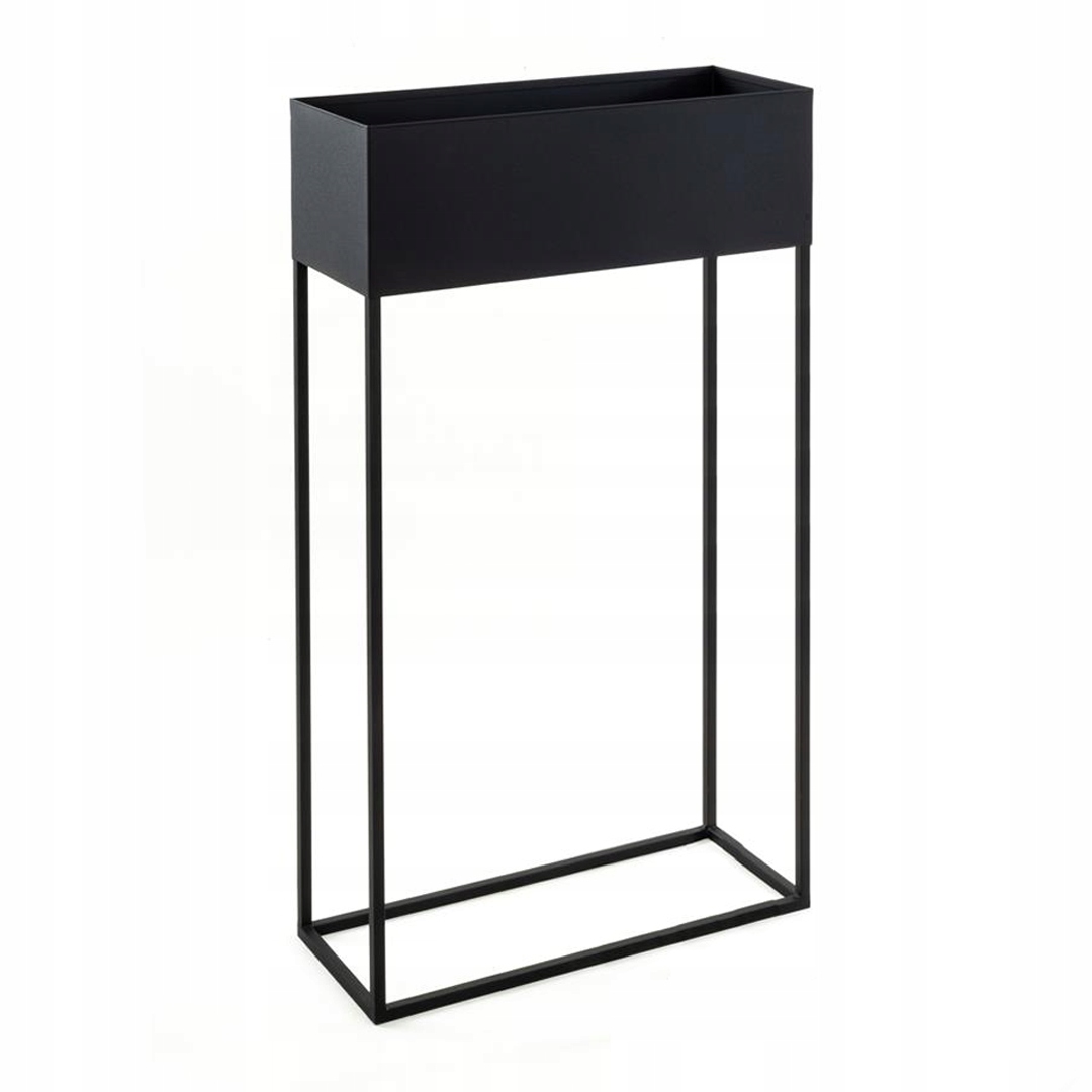 Kvetináč Stojaci Loft Čierny Vysoký 100 x 57 cm Obdĺžnik Oslona