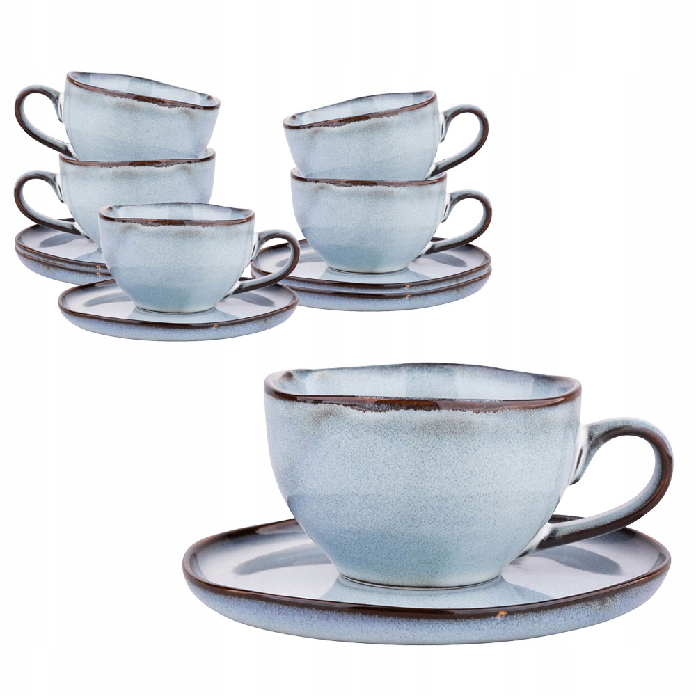 

Filiżanki Do Kawy Reactive Blue Komplet 6szt Loft