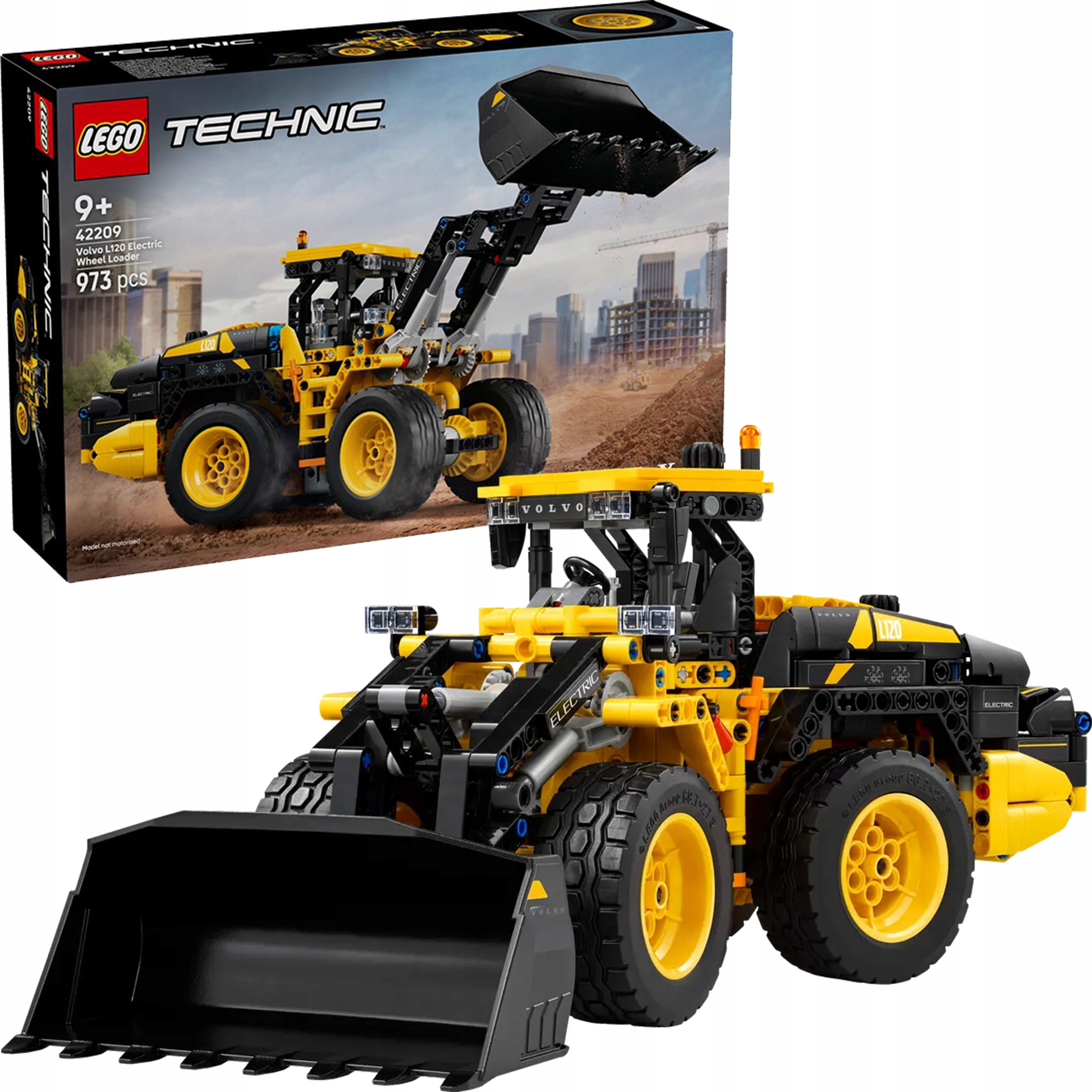 Lego Technic Kolový nakladač Volvo L120 Electric 42209
