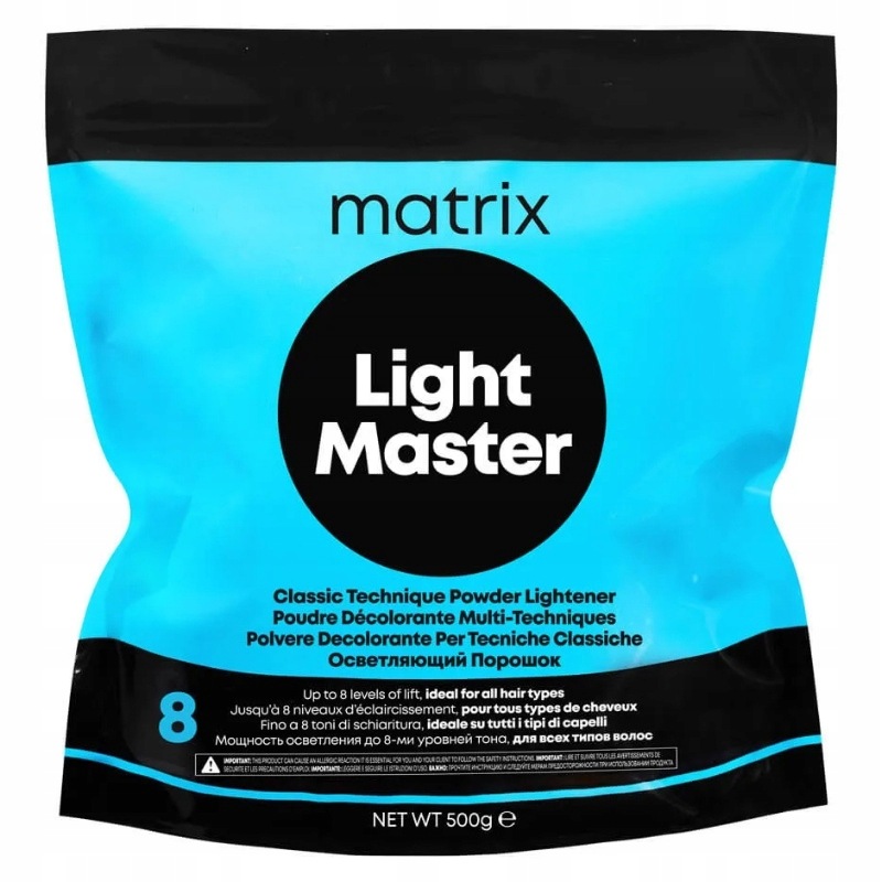 Matrix Light Master Rozjasňovač Vlasů Rozjasňující Pudr 8 Tónů 500 g