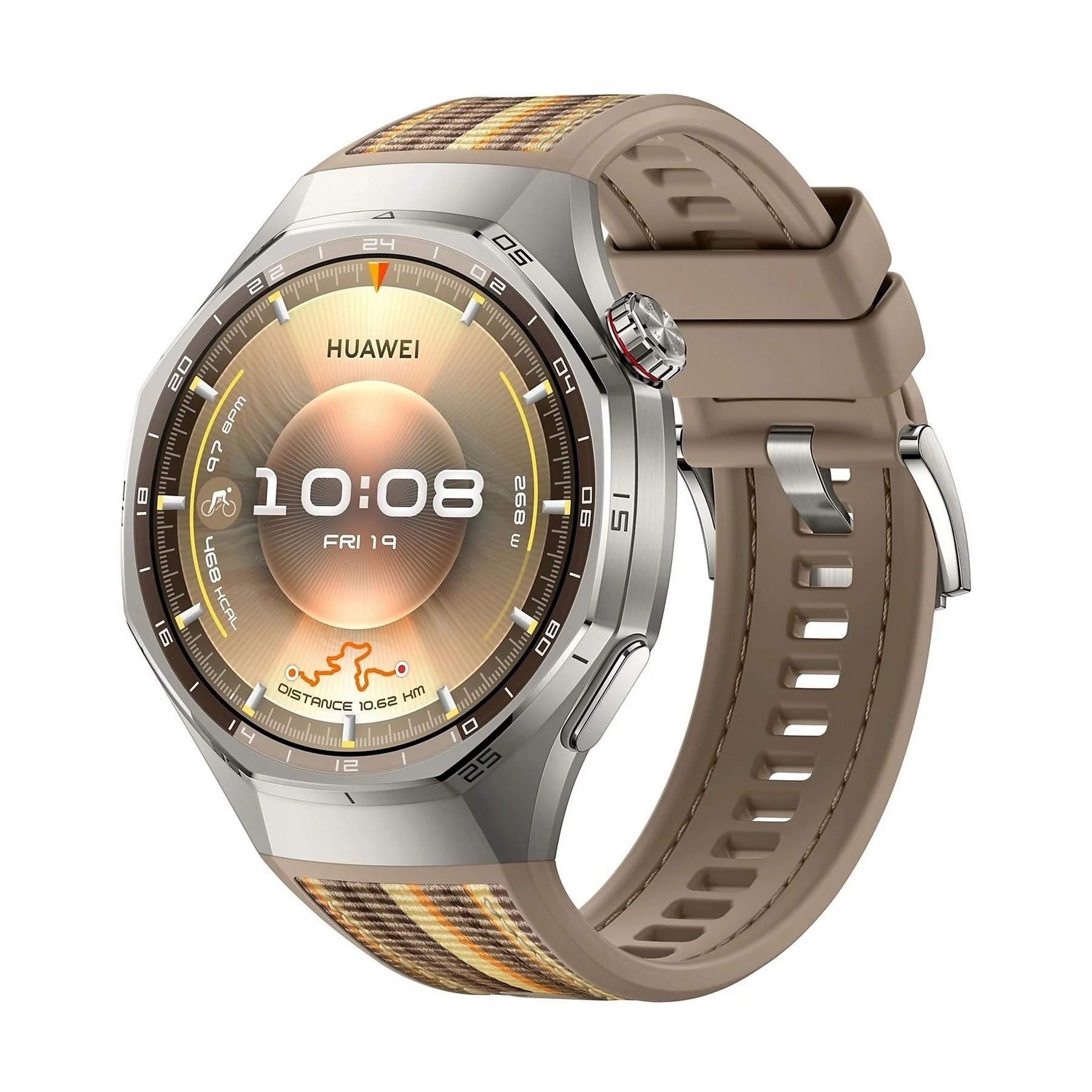 Chytré Hodinky Huawei Watch Gt 6 Pro 46 mm hnědo-stříbrné
