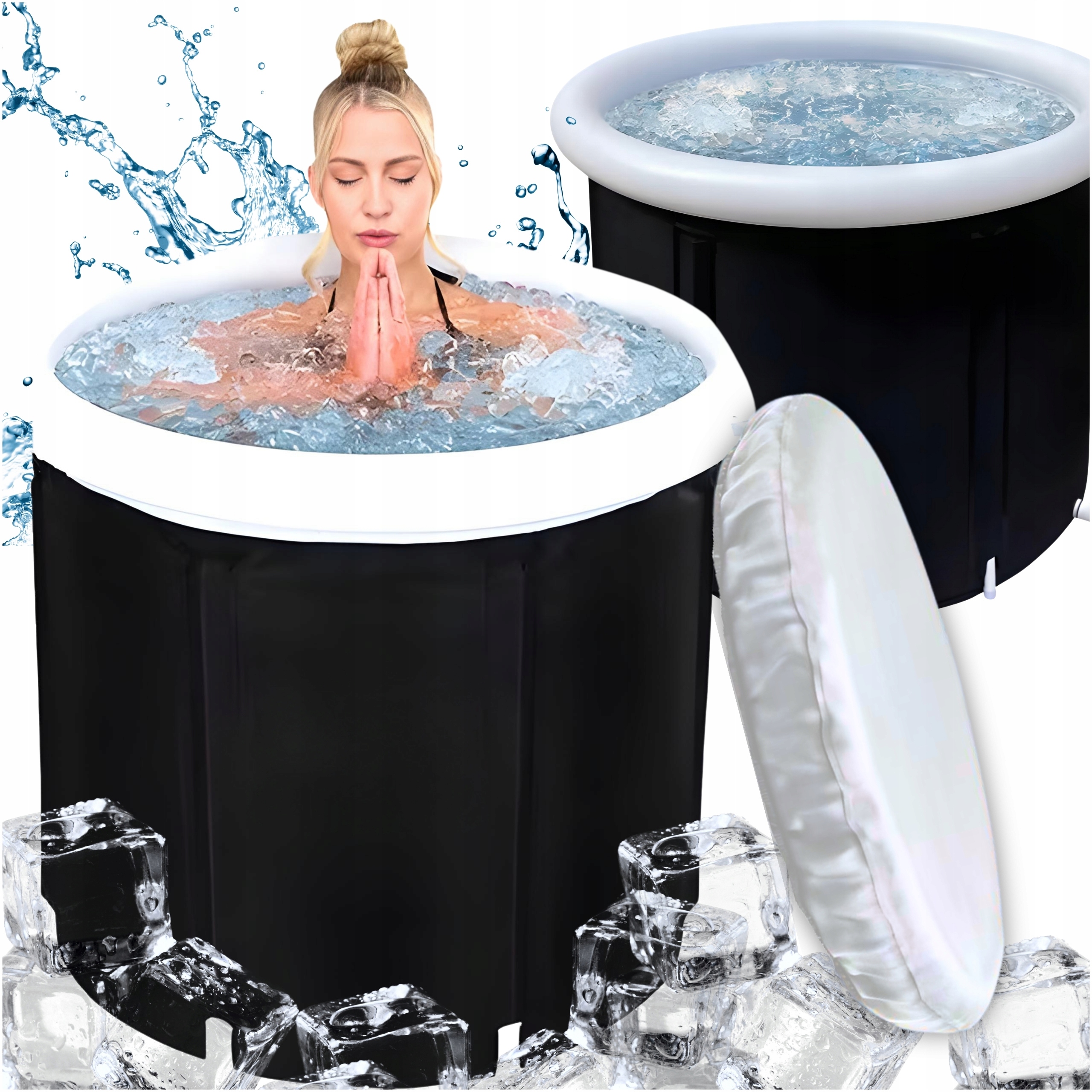 Beczka Do Morsowania Wanna Basen Dmuchany Przenośny Do Regeneracji Lodowa