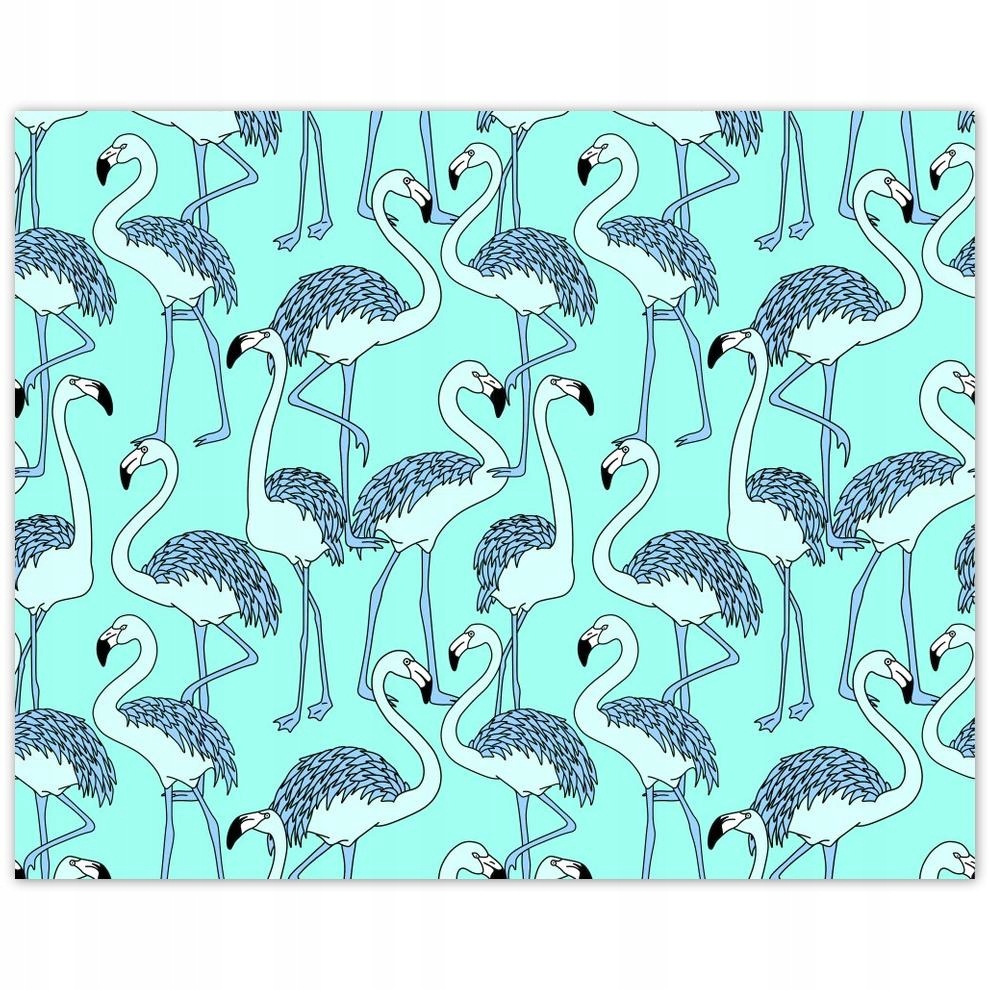

Plakat 50x40 Flamini Flamingo Turkus
