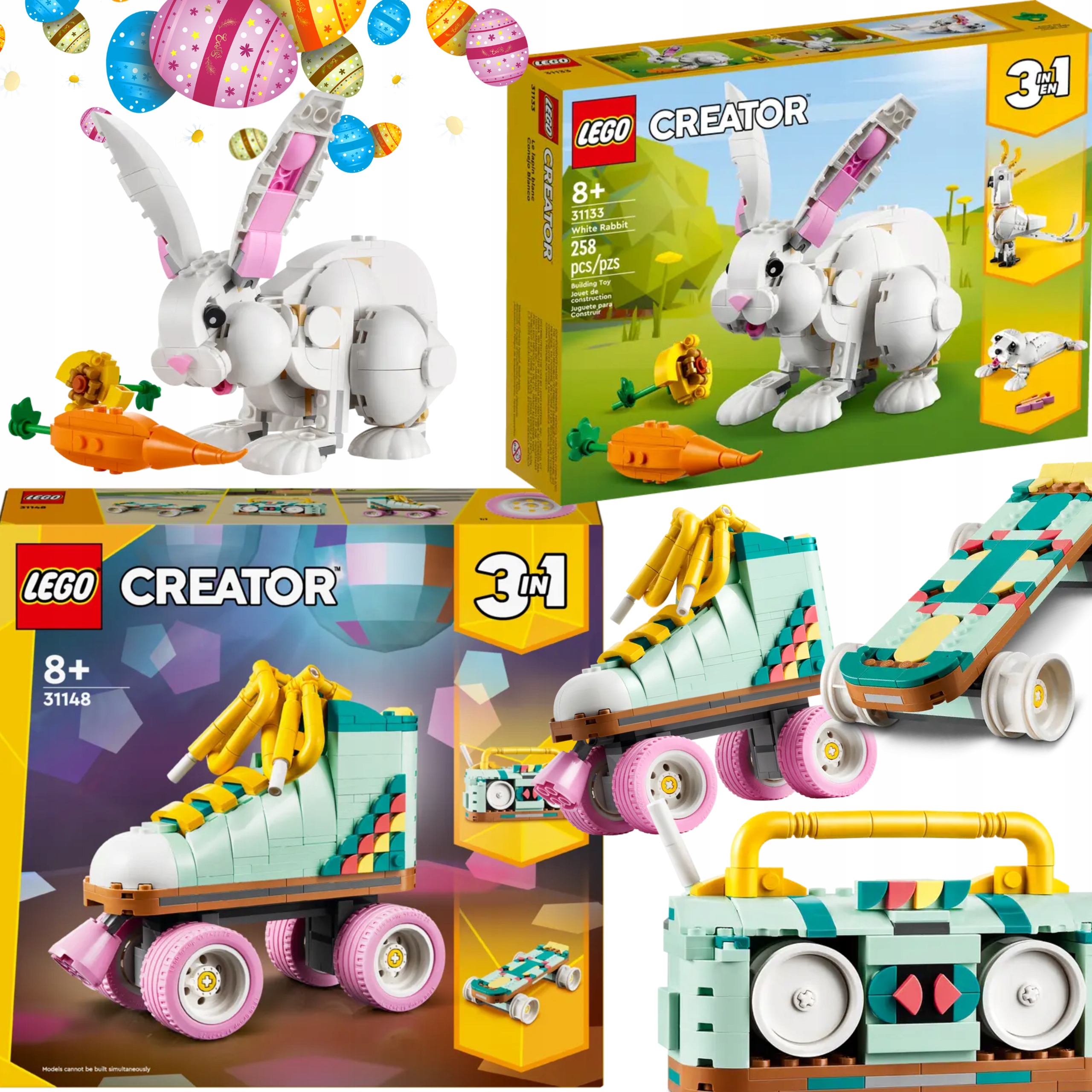 Lego Creator 3v1 31148 Lego 31133 Bílý Králík Dárek