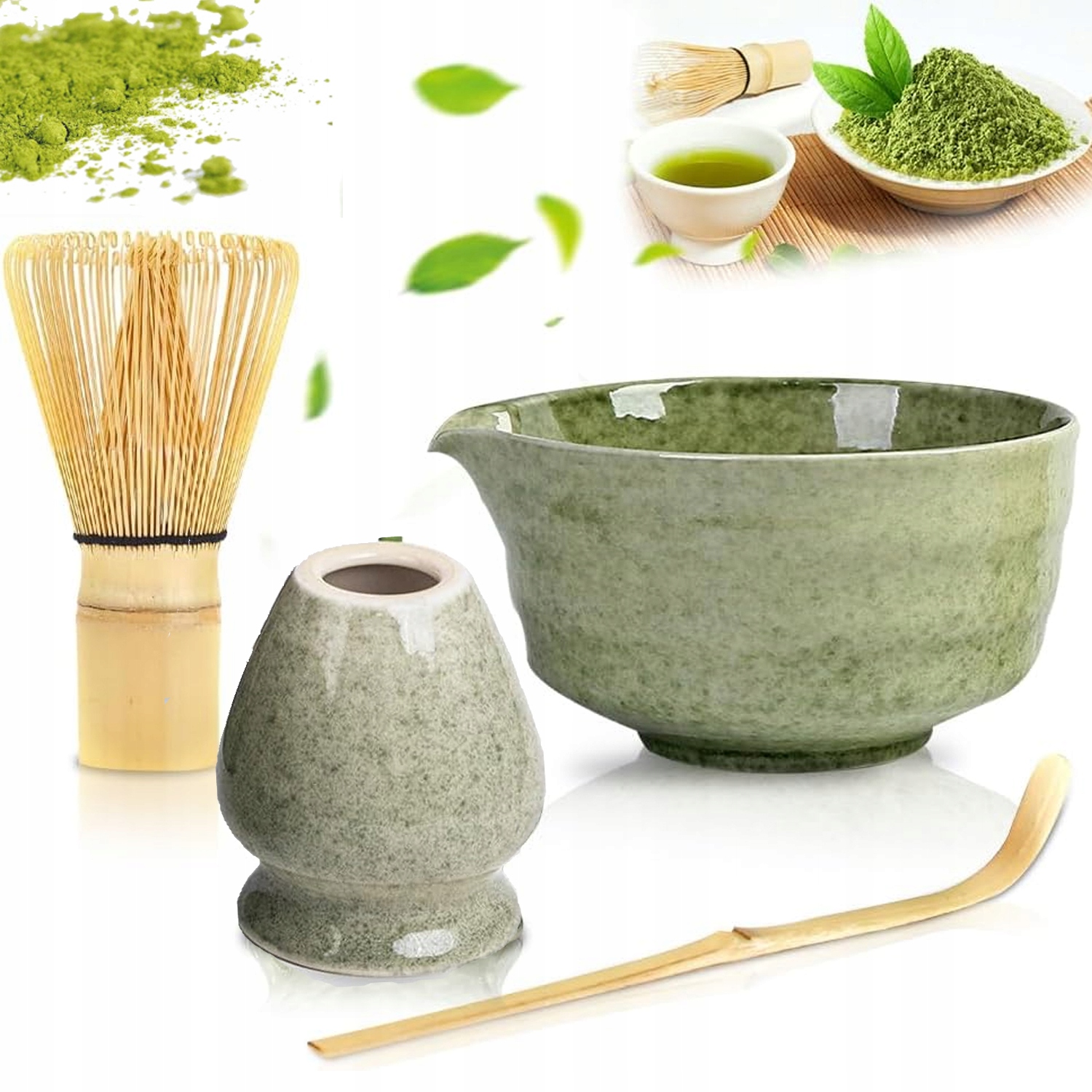 Sada Na Čaj Matcha, Sada Metel Matcha S Metličkou Na Matchu 4V1