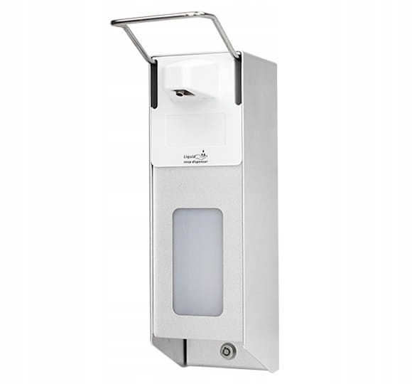 Lakťový dávkovač dezinfekčných prostriedkov a mydla 1L, profesionálne vybavenie