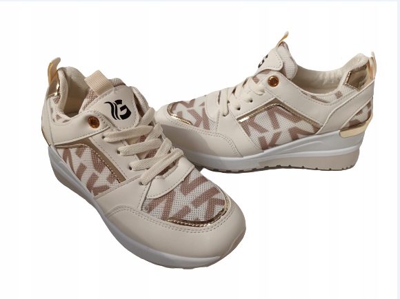 

Beżowe Adidasy Na Koturnie 39 Michael Sneakersy Mk