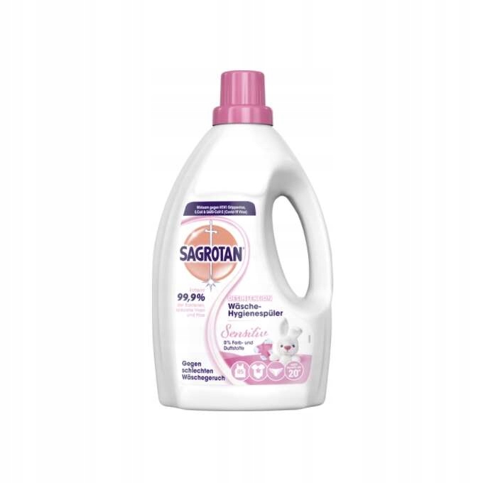 

Sagrotan Sensitive Płyn Do Prania Płukania 1,5L De