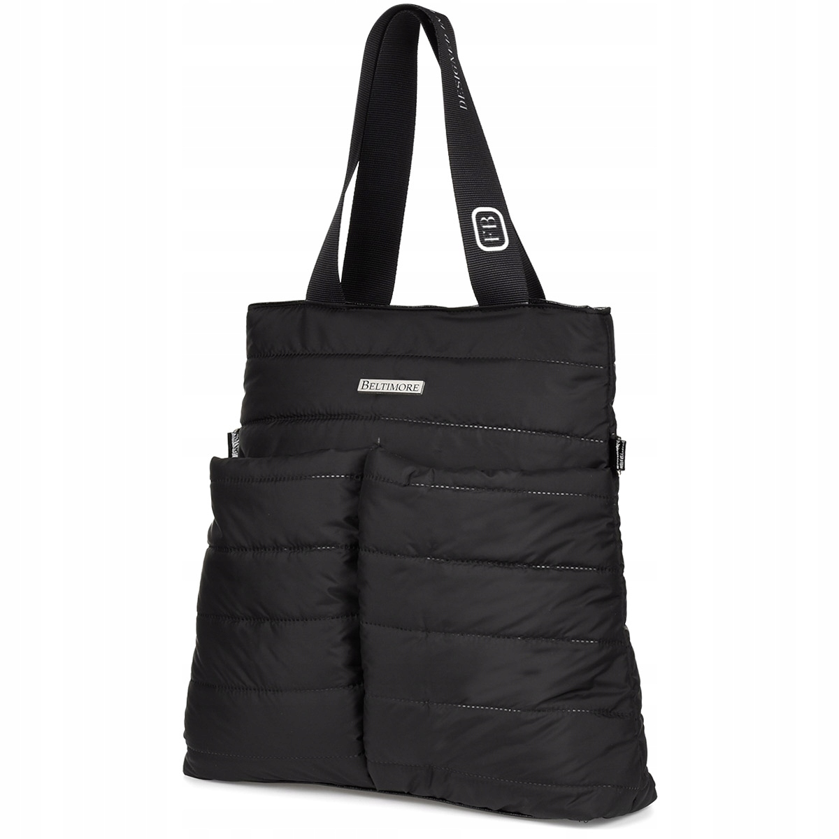 Dámská prošívaná látková taška originální velká sportovní velká přes rameno