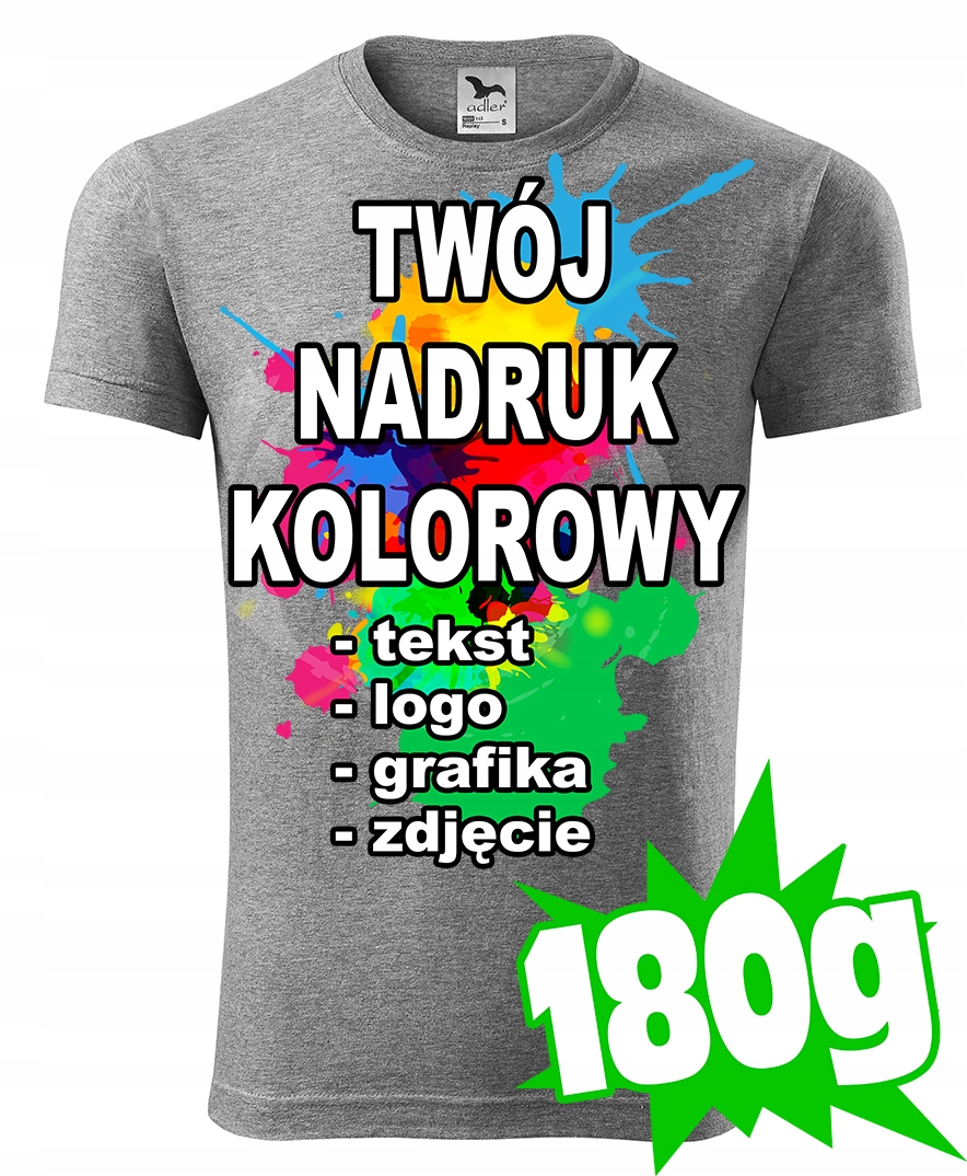 

Koszulka Z Własnym Nadrukiem męska L viper 12