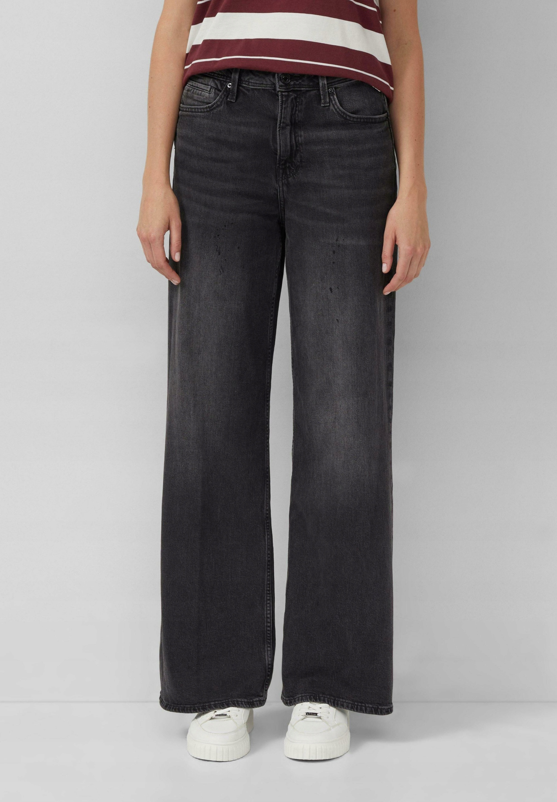 S.oliver Dámské Džínové Kalhoty Černé Casual 36/32 6EA