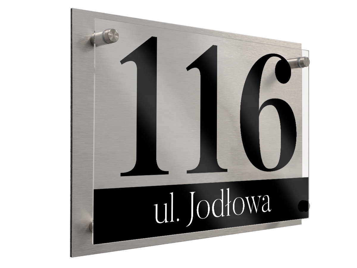 TABLICZKA adresowa DIBOND 3x32x21 3D WIELE WZORÓW