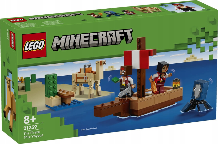 LEGO Minecraft круиз на пиратском корабле 21259